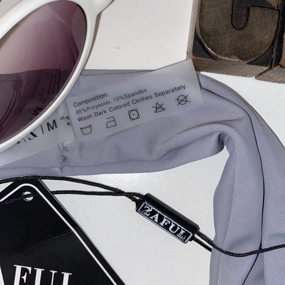 🆕🏊♀️ZAFUL Gray Bikini Swim Suit Bottom - Picture 7 of 8